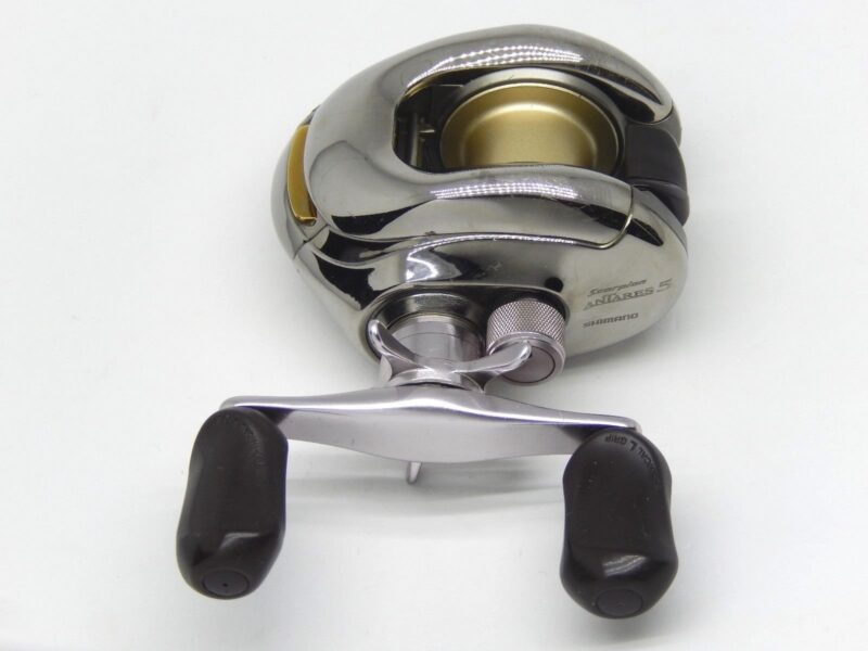 Shimano Scorpion Antares RH221 Left handed Baitcast Reel used