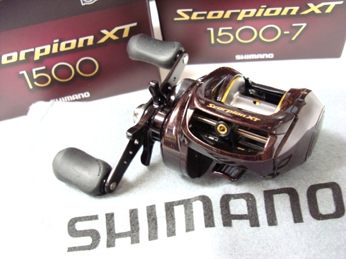 SHIMANO Scorpion XT 1501-7 Left Handed Baitcasting Reel Fishing Good 