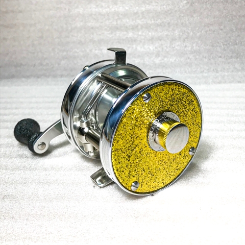 Vintage Gold Zebco One Classic Fishing Reel Made USA Continuous