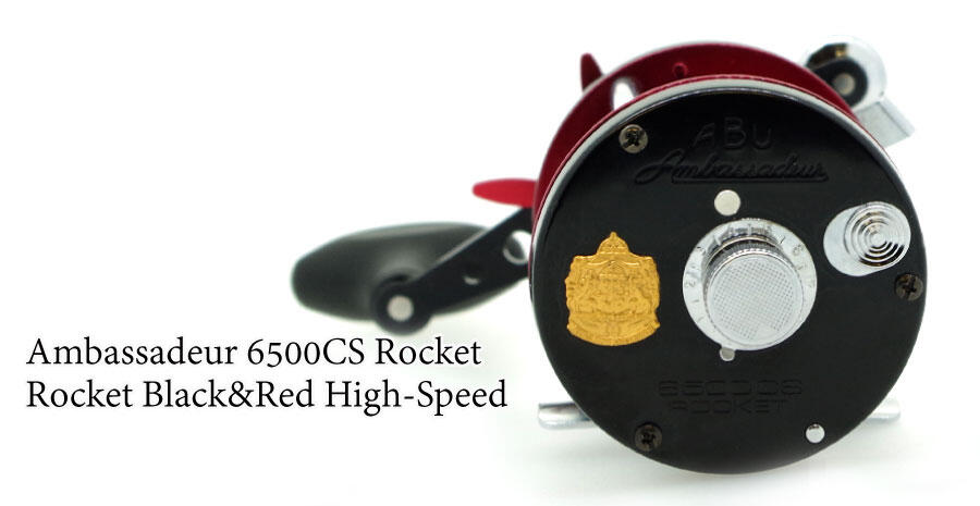 Abu Garcia Ambassadeur 6500CS Rocket Black&Red High-Speed - 【Bass Trout  Salt lure fishing web order shop】BackLash｜Japanese fishing tackle｜